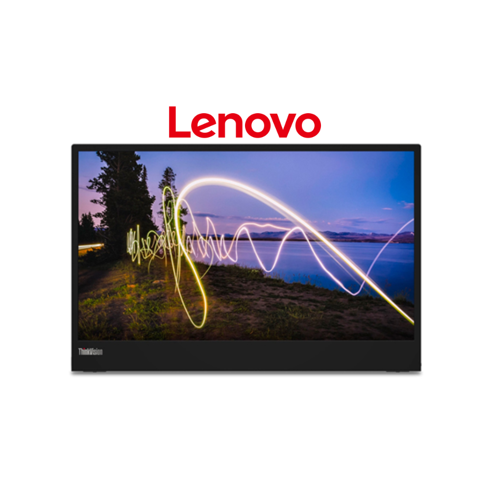 Monitor Lenovo ThinkVision M15 15.6" WLED IPS 1920x1080 2x USB-C 3.2 G1 (DP 1.2 Alt Mode)