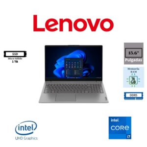 LAPTOP LENOVO V15 G5 15.6" INTEL CORE I7-13620H 16GB RAM 1TB SSD INTEL UHD GRAPHICS FREEDOS