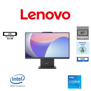 COMPUTADORA ALL IN ONE LENOVO IDEACENTRE 27IRH9 27" INTEL CORE I5-13420H 16GB RAM 512GB SSD INTEL UHD GRAPHICS