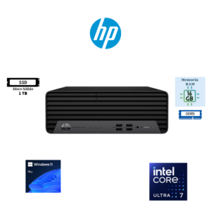 COMPUTADORA DESKTOP HP PRODESK 4 SFF G1I INTEL CORE ULTRA 7 265 16GB RAM DDR5 1TB SSD INTEL UHD GRAPHICS WINDOWS 11 PRO