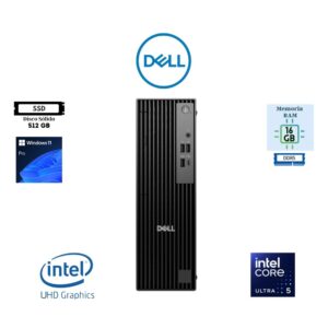 COMPUTADORA DESKTOP Dell PRO SLIM INTEL CORE ULTRA 5 235 16GB RAM 512GB SSD INTEL GRAPHICS INTEGRADOS WINDOWS 11 PRO