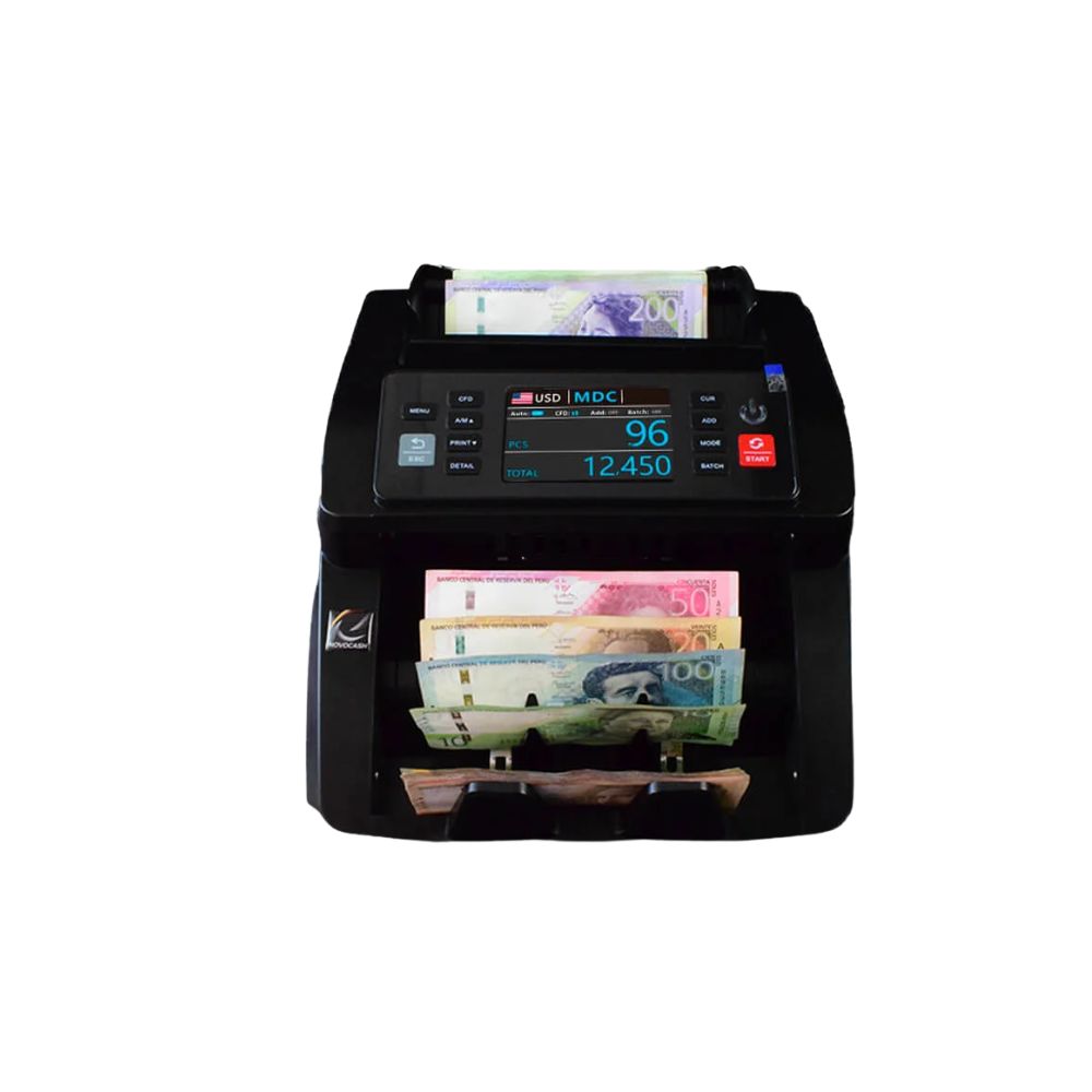 CONTADORA SUMADORA DE BILLETES MULTIDIVISA PONNOR N70 - Imagen 2