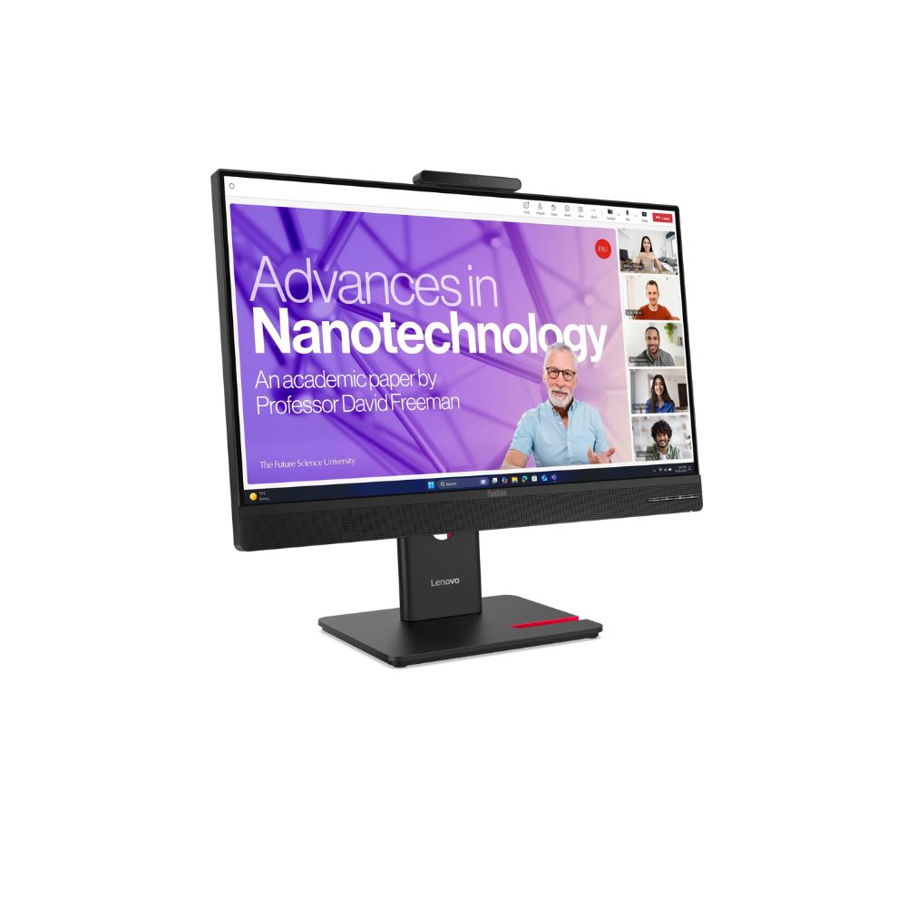 MONITOR LED LENOVO THINKVISION T24V-30 23.8″ WLED IPS FHD 120HZ 4MS USB-C HDMI DP RJ45 WEBCAM 5MP - Imagen 3
