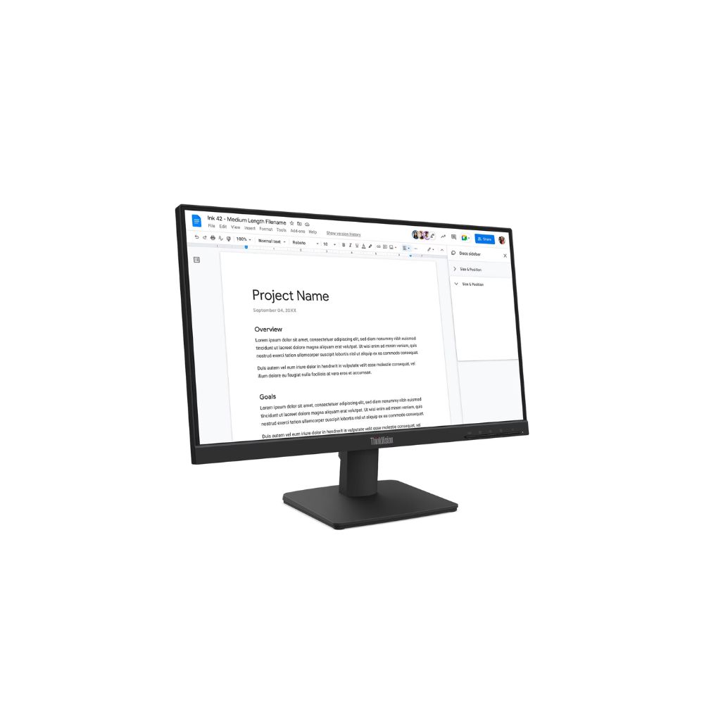 MONITOR LED LENOVO THINKVISION S22-4E 21.5″ WLED VA FHD 100HZ HDMI VGA - Imagen 3