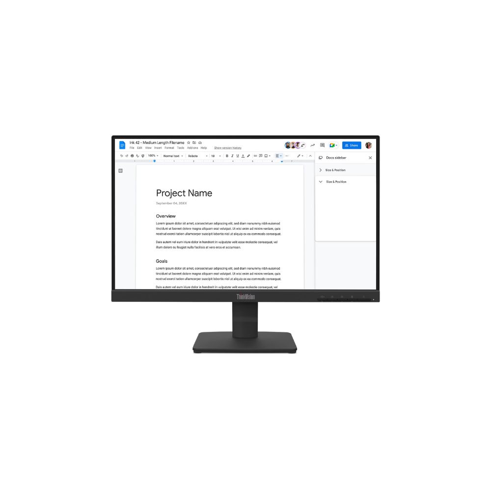 MONITOR LED LENOVO THINKVISION S22-4E 21.5″ WLED VA FHD 100HZ HDMI VGA - Imagen 5