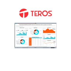 PANTALLA INTERACTIVA TACTIL Teros TE-8614W 85.6″ 4K UHD D-LED ANDROID 14 USB-C HDMI DP LAN WIFI BT 8GB RAM 40 PUNTOS TACTILES 400 NITS CAMARA 48MP