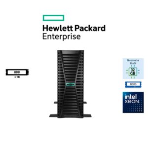 SERVIDOR HPE PROLIANT COMPUTE ML350 GEN12 INTEL XEON 6505P 32GB RAM DDR5 4TB HDD