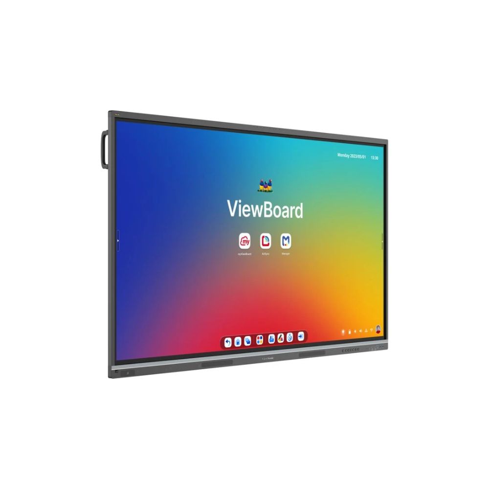 PANTALLA INTERACTIVA TACTIL ViewSonic VIEWBOARD 75″ 4K UHD D-LED ANDROID 14 EDLA USB-C HDMI DP 16GB RAM 128GB 50 PUNTOS TACTILES 500 NITS - Imagen 2