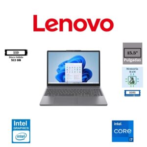 LAPTOP LENOVO IDEAPAD SLIM 3 15IRH10 15.3″ TOUCH WUXGA IPS INTEL CORE I7-13620H 512GB SSD M.2 16GB RAM DDR5 INTEL UHD GRAPHICS