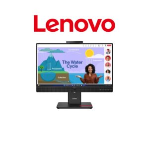 MONITOR LENOVO THINKVISION T24D-4V 23.8″ FHD IPS 120HZ USB-C RJ45 WEBCAM 5MP SPEAKERS BLACK 64B7UAR1LA