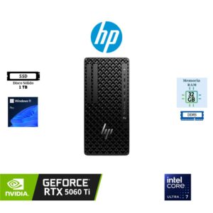 COMPUTADORA WORKSTATION TOWER HP Z1 G1i TORRE INTEL CORE ULTRA 7 265 32GB RAM DDR5 1TB SSD NVIDIA GEFORCE RTX 5060 TI WINDOWS 11 PRO