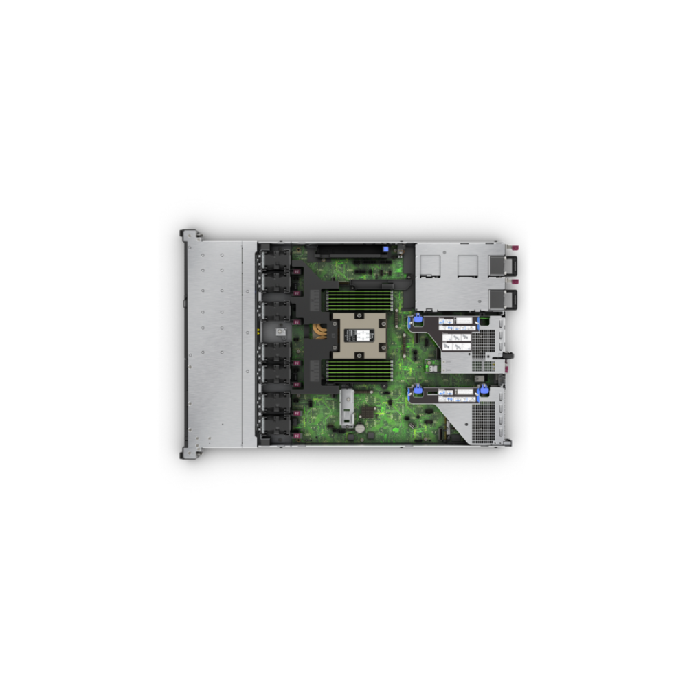 SERVIDOR HPE PROLIANT DL325 GEN11 AMD EPYC 9115 16-CORE 32GB RAM DDR5 2X960GB SSD SATA III MR408I-O GEN11 4GB CACHE 4X1GBE BROADCOM BCM5719 OCP3 FUENTE REDUNDANTE 800W 1U RACK - Imagen 4