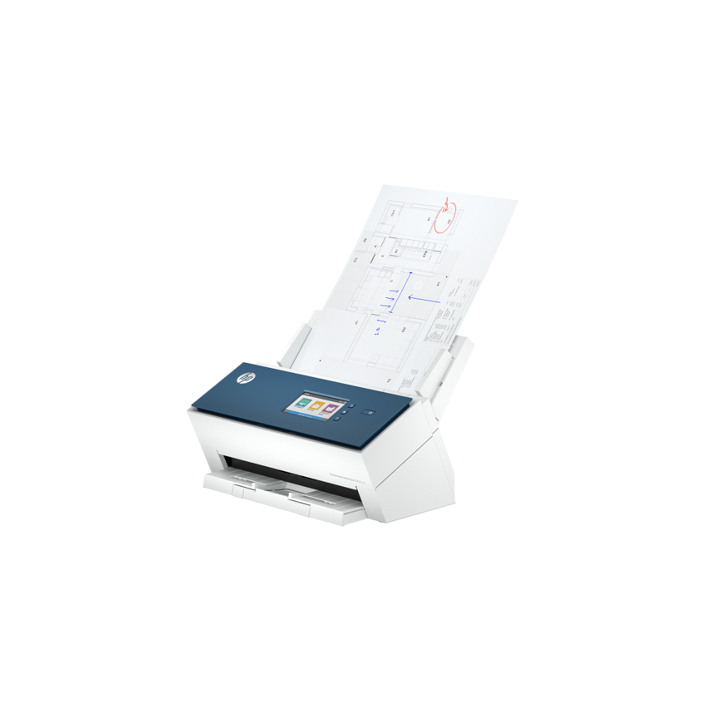 ESCANER HP SCANJET ENTERPRISE FLOW N9000sn1 A3 80 PPM / 160 IPM USB 3.0 GIGABIT ETHERNET PANTALLA TACTIL 4.3″ - Imagen 3