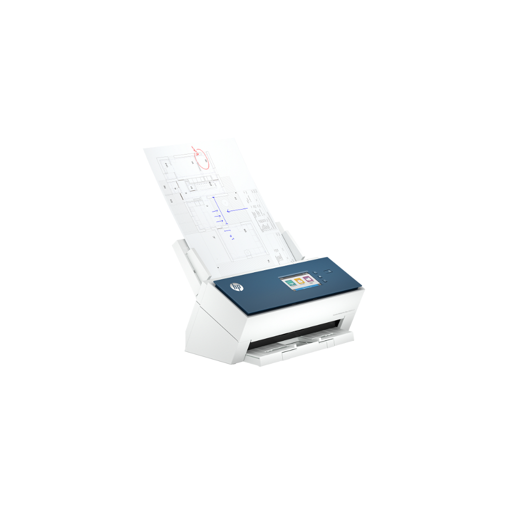 ESCANER HP SCANJET ENTERPRISE FLOW N9000sn1 A3 80 PPM / 160 IPM USB 3.0 GIGABIT ETHERNET PANTALLA TACTIL 4.3″ - Imagen 2