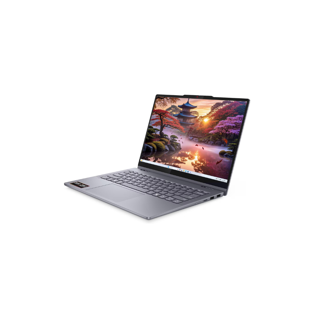 LAPTOP 2 EN 1 LENOVO IDEAPAD 5 GEN 10 14AHP10 14″ WUXGA TOUCH AMD RYZEN AI 7 350 16GB RAM LPDDR5X 7500MHZ 512GB SSD M.2 2242 PCIE 4.0 NVME AMD RADEON 860M FREEDOS LUNA GREY - Imagen 4