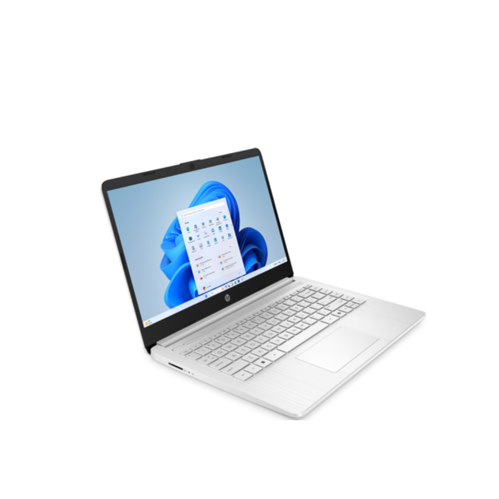 LAPTOP HP 14-DQ6101DX 14″ HD INTEL PROCESSOR N150 4GB RAM DDR4 3200MHZ 128GB UFS INTEL GRAPHICS WINDOWS 11 HOME NATURAL SILVER - Imagen 2