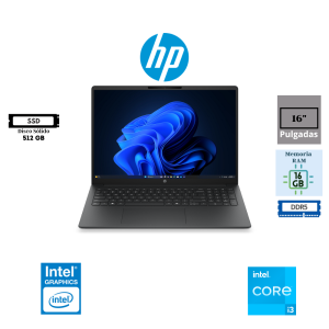 LAPTOP HP 200 G2i INTEL CORE 3 100U 16" WUXGA IPS 16GB DDR5 512GB SSD