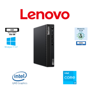 COMPUTADORA MINI PC LENOVO THINKSMART SP TINY KIT INTEL CORE I3-13100T 16GB DDR4 256GB SSD INTEL UHD GRAPHICS 730 WINDOWS 11 IOT ENTERPRISE