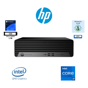 COMPUTADORA HP ELITE 800 G9 SFF INTEL CORE I7-14700 16GB DDR5 1TB SSD INTEL UHD GRAPHICS 770 WINDOWS 11 PRO