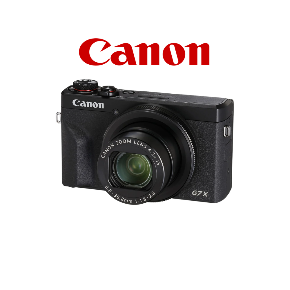CAMARA DIGITAL CANON POWERSHOT G7 X MARK III 20.1MP CMOS 1" ZOOM OPTICO 4.2X 24-100MM F/1.8-2.8 4K UHD 30FPS FULL HD 120FPS LCD TACTIL 3" WI-FI BLUETOOTH USB