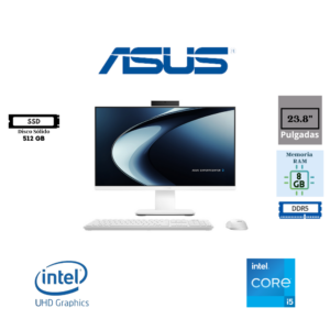 COMPUTADORA ALL-IN-ONE ASUS EXPERTCENTER P440VAK 23.8" INTEL CORE 5-210H 8GB DDR5 512GB SSD INTEL UHD GRAPHICS FHD FREEDOS