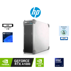 COMPUTADORA DESKTOP PC HP Z2 SFF G1I INTEL CORE ULTRA 7 265 16GB DDR5 1TB SSD NVIDIA RTX A1000 8GB WINDOWS 11 PRO