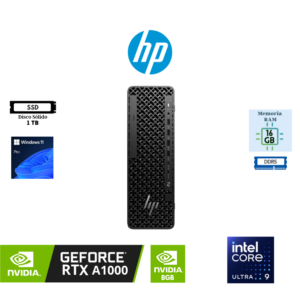 COMPUTADORA DESKTOP PC WORKSTATION HP Z2 SFF G1I INTEL CORE ULTRA 9 285 16GB DDR5 1TB SSD NVIDIA RTX A1000 8GB WINDOWS 11 PRO