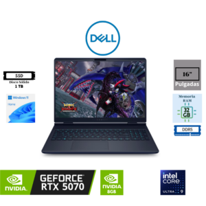 LAPTOP GAMING DELL ALIENWARE 16X AURORA AC16251 16" WQXGA 240HZ INTEL CORE ULTRA 9 275HX 32GB DDR5 1TB SSD NVIDIA GEFORCE RTX 5070 8GB WINDOWS 11 HOME