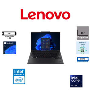 LAPTOP LENOVO THINKPAD L14 GEN 6 14" INTEL CORE ULTRA 7 255U 32GB DDR5 1TB SSD INTEL GRAPHICS WUXGA WINDOWS 11 PRO