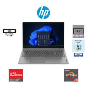 LAPTOP LENOVO V15 G4 ABP 15.6" AMD RYZEN 5 7430U 16GB DDR4 512GB SSD AMD RADEON FHD