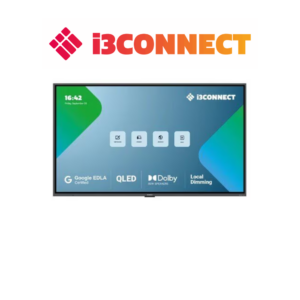 PANTALLA INTERACTIVA I3CONNECT ASPEN 4 75" 4K UHD QLED TACTIL ANDROID 15 EDLA 80W DOLBY WIFI 6
