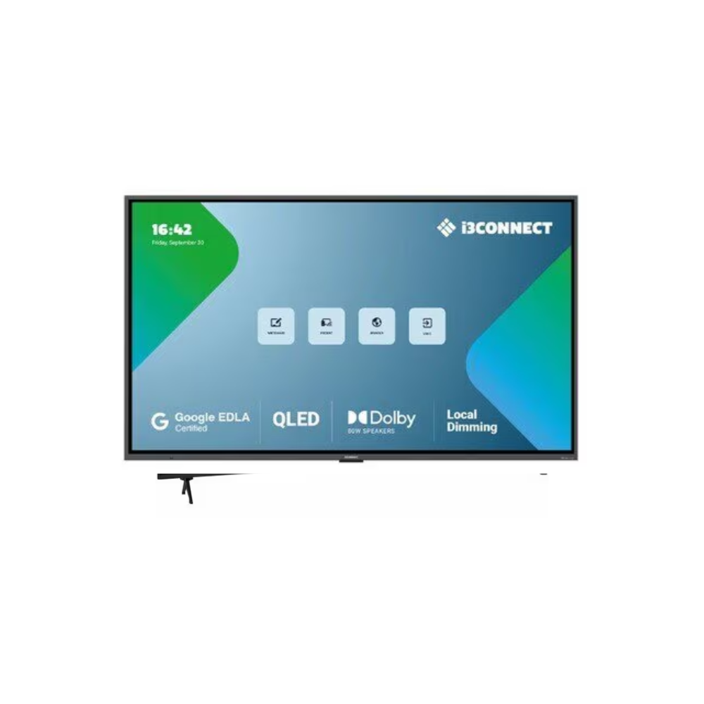 PANTALLA INTERACTIVA I3CONNECT ASPEN 4 86" 4K UHD QLED TACTIL 8GB 128GB ANDROID 15 EDLA WIFI 6 HDMI 2.1 USB-C - Imagen 2