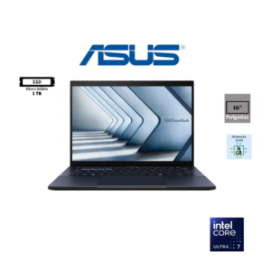 LAPTOP ASUS EXPERTBOOK B3606CCA-MB0181X 16" INTEL CORE ULTRA 7 255H 16GB RAM 1TB SSD WINDOWS 11 PRO